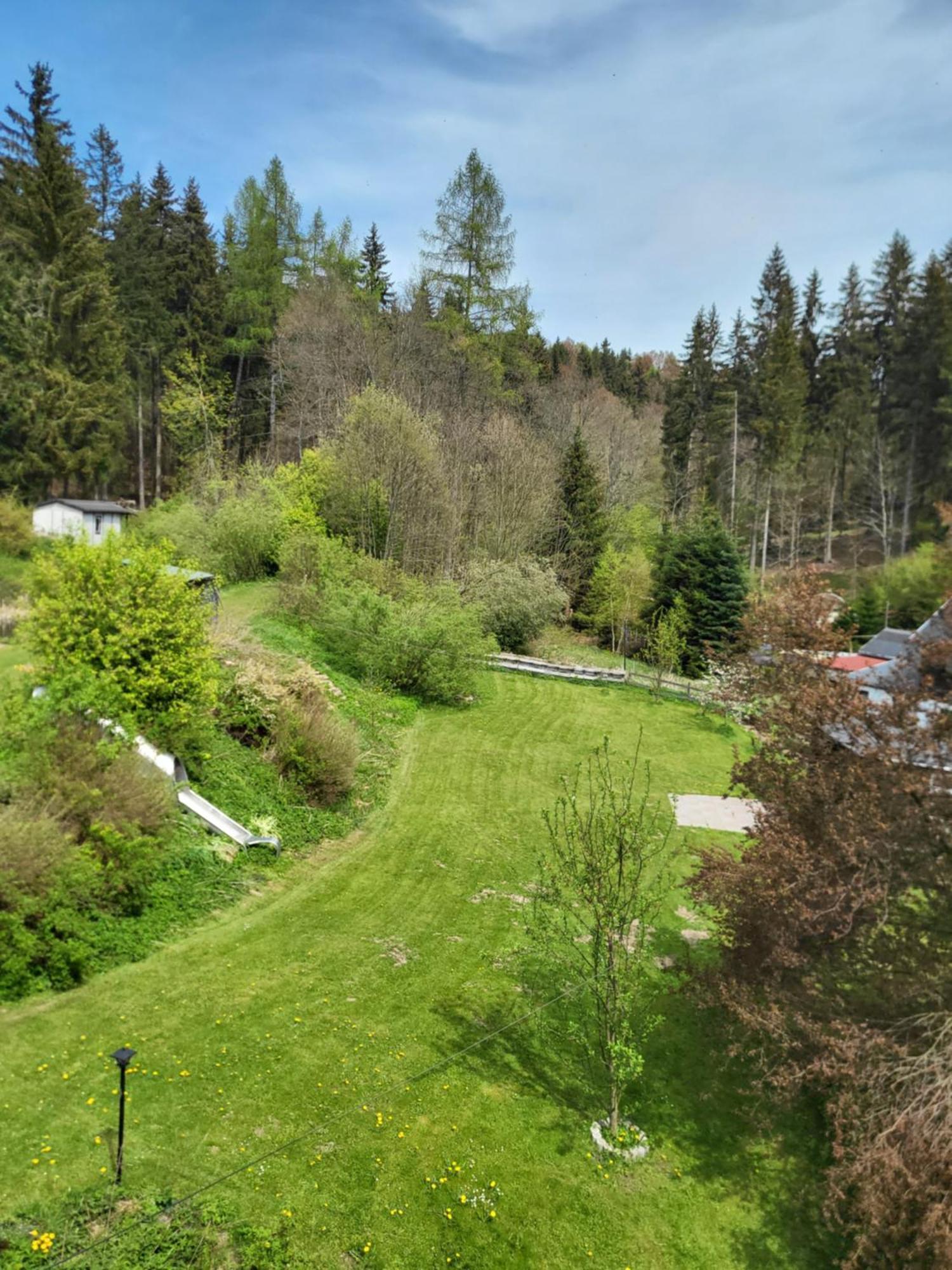 Die Oberlochmuehle Pension Deutschneudorf Esterno foto